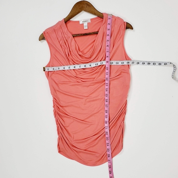 Dressbarn Womens Sleeveless Drape Neck Blouse‎ Top - Picture 11 of 11